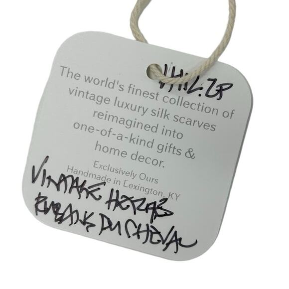 NWT Hermes Paris Reworked Multicolor Vintage Silk Scarf Wristlet Bag - Picture 3 of 7